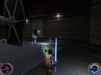 une photo d'Ã©cran de Star Wars - Jedi Knight 2 - Jedi Outcast sur Microsoft X-Box
